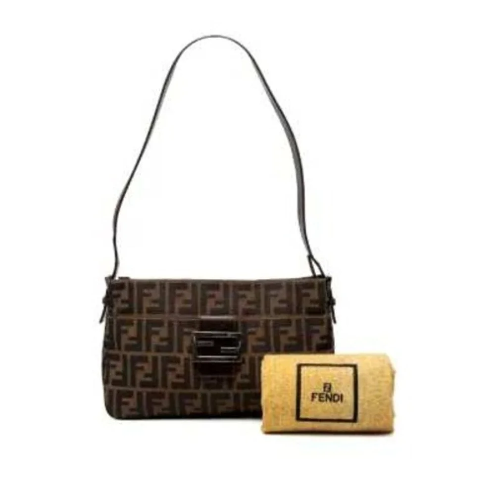 FENDI - Zucca Medium Mamma Baguette Bag Brown Vintage 2000s Y2K
